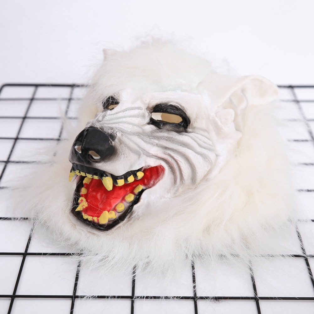 Halloween Wolf Head Costume Mask - Vinyl - product details