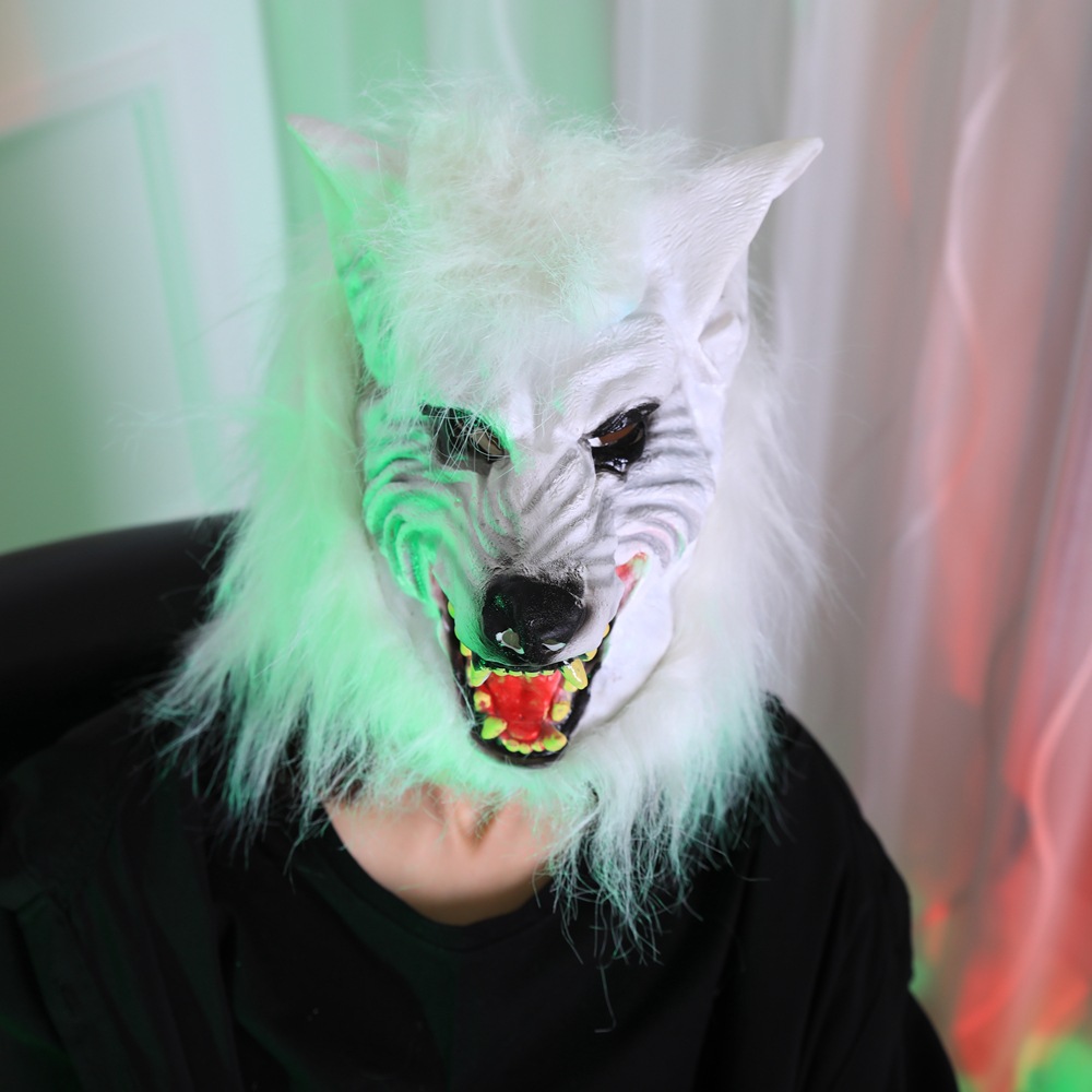 Halloween Wolf Head Costume Mask - Vinyl - product details