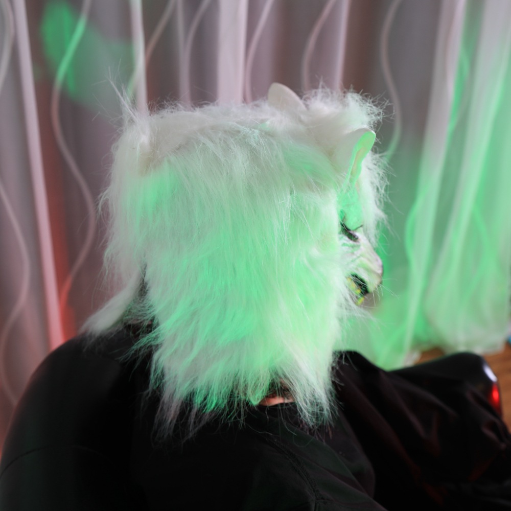 Halloween Wolf Head Costume Mask - Vinyl - product details