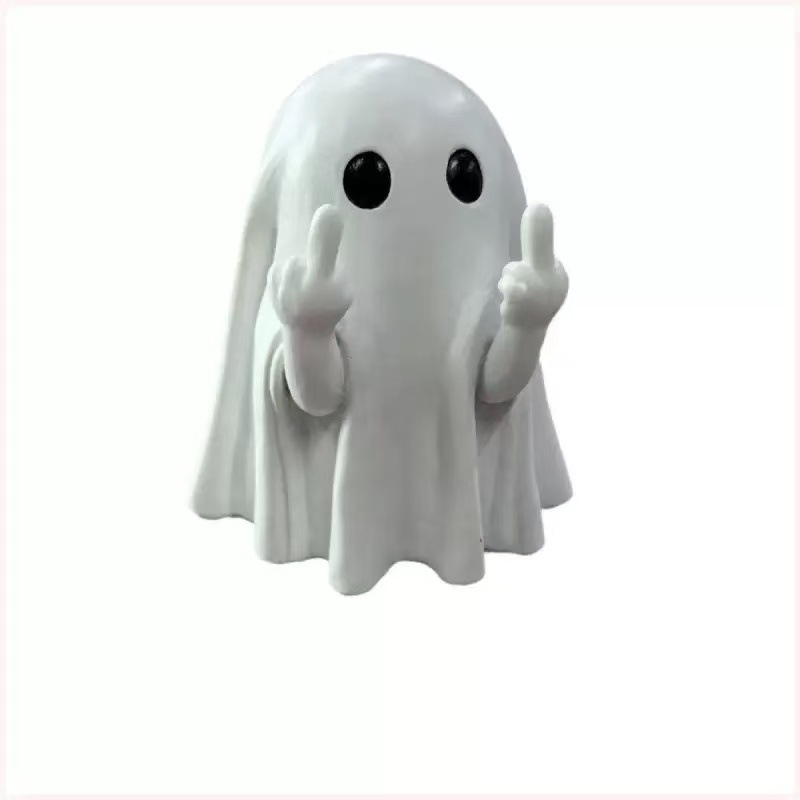 Halloween Ghost Resin Ornaments - product details