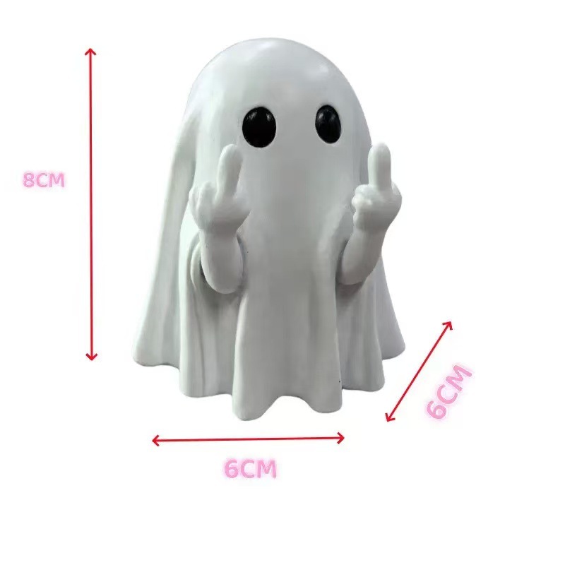 Halloween Ghost Resin Ornaments - product details