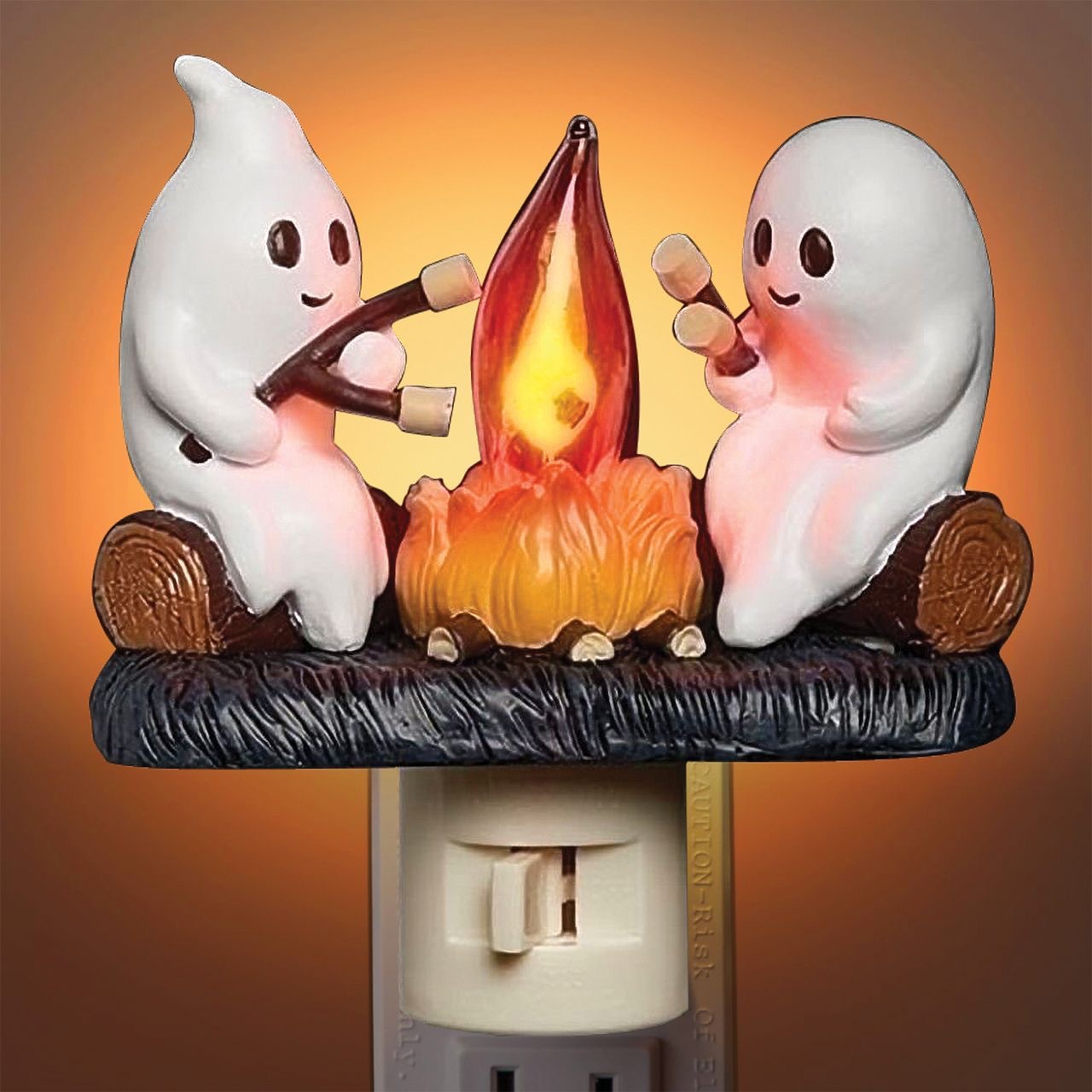 Halloween Ghost Plug-In Night Light - Resin - product details