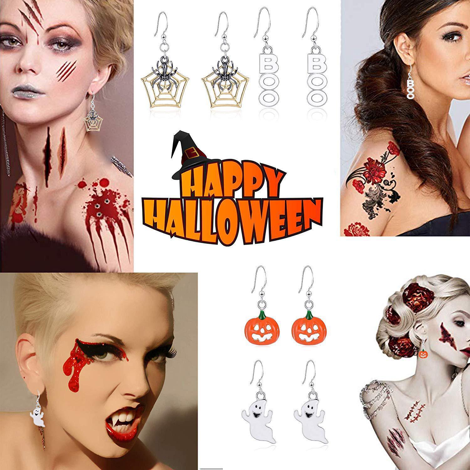 Halloween Themed Alloy Earrings - product details