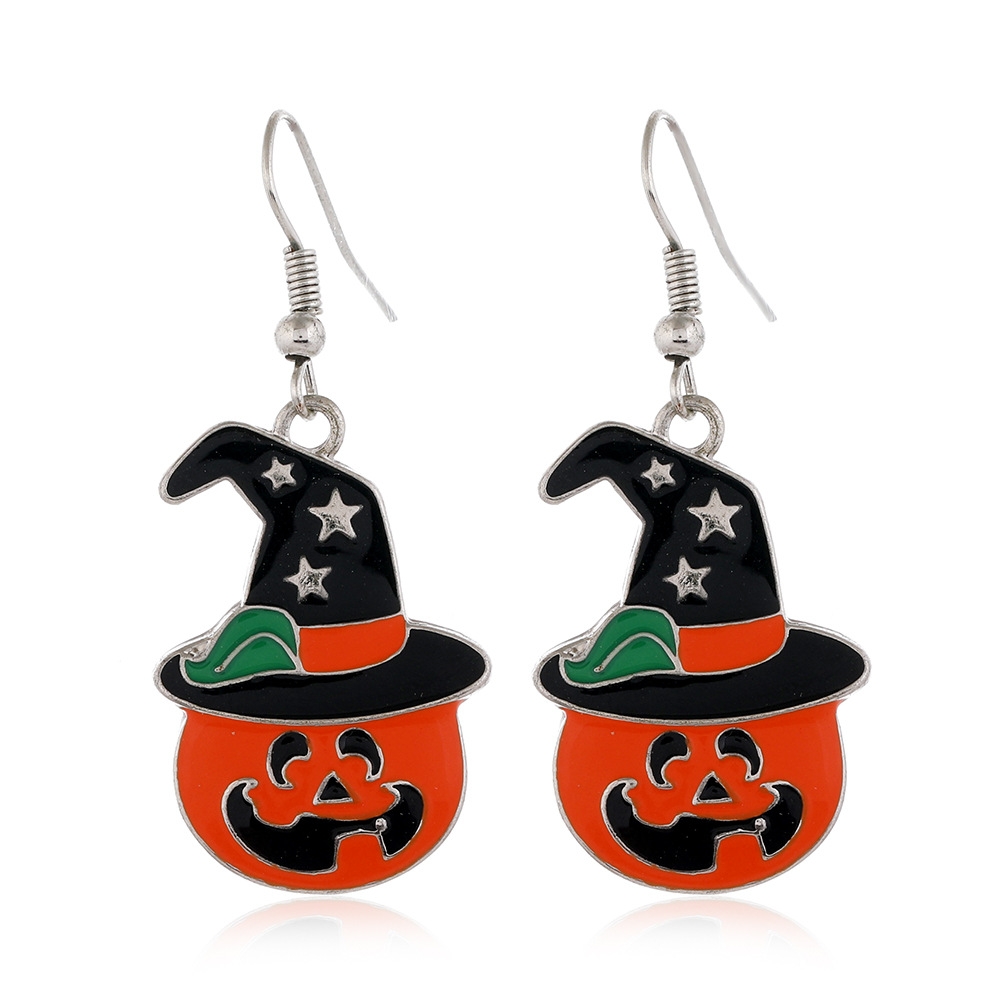 Halloween Themed Alloy Earrings - product details
