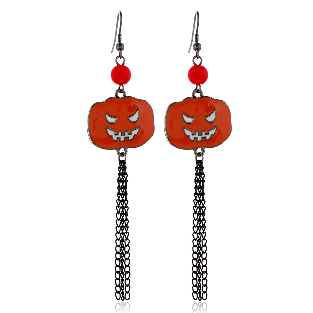 Halloween Themed Alloy Earrings - product details