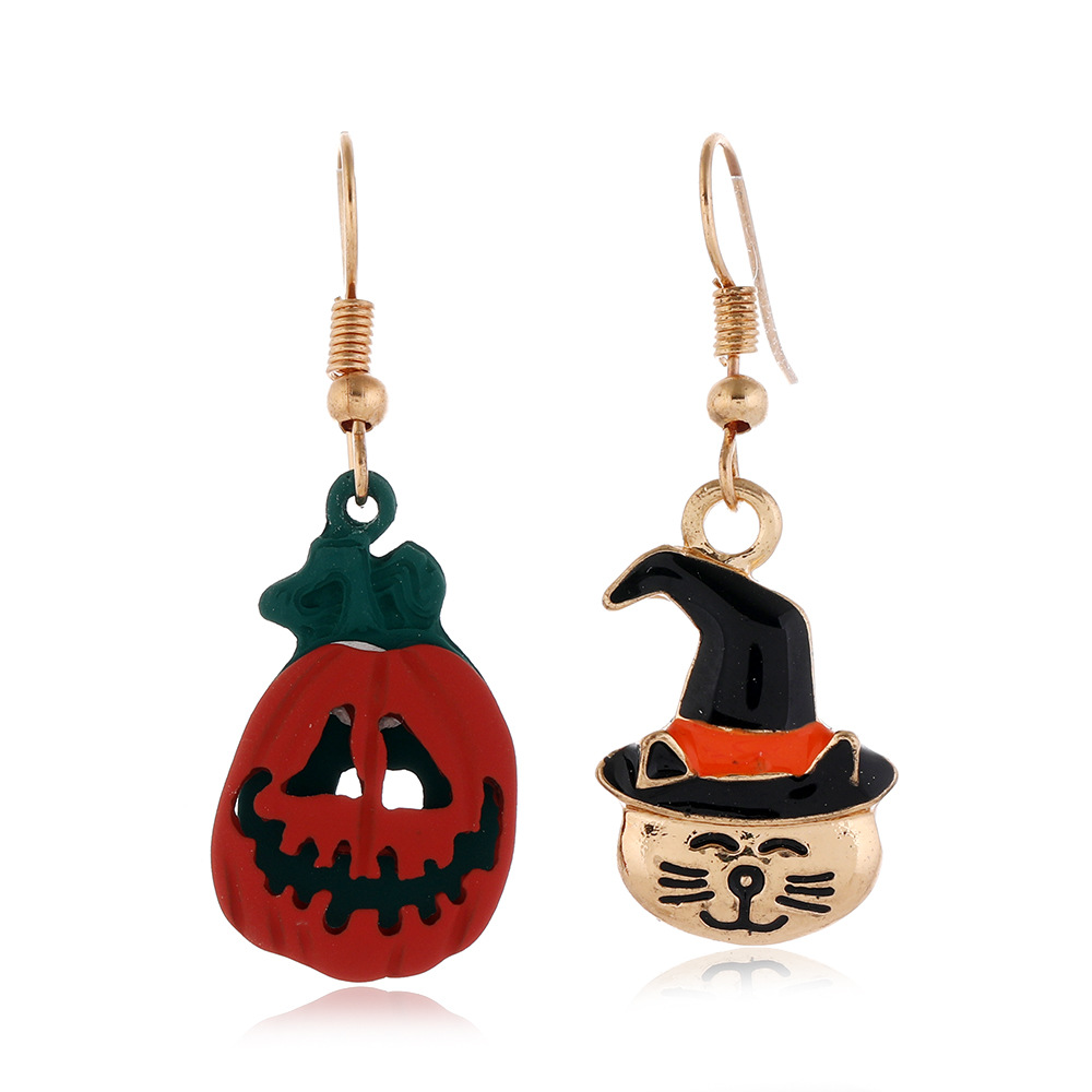 Halloween Themed Alloy Earrings - product details
