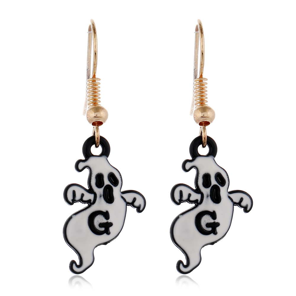 Halloween Themed Alloy Earrings - product details