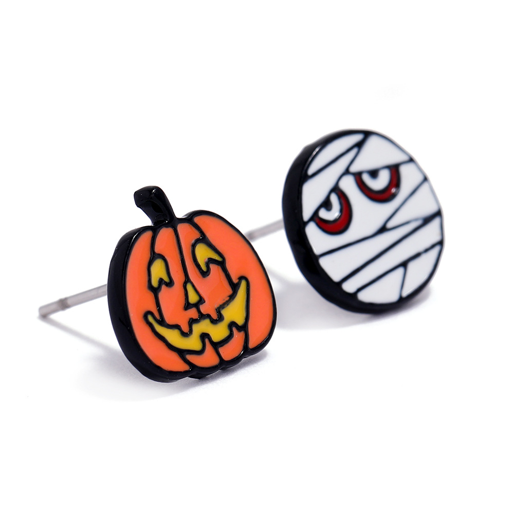Halloween Themed Alloy Earrings - product details