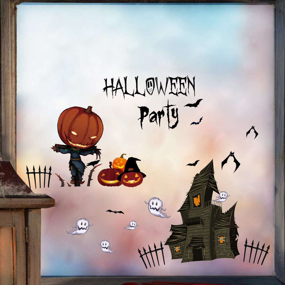 Halloween PVC Wall and Window Stickers - product details