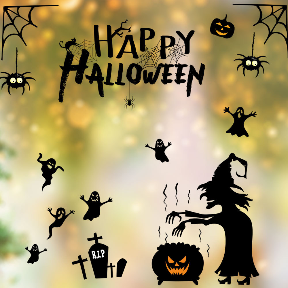 Halloween PVC Wall and Window Stickers - product details