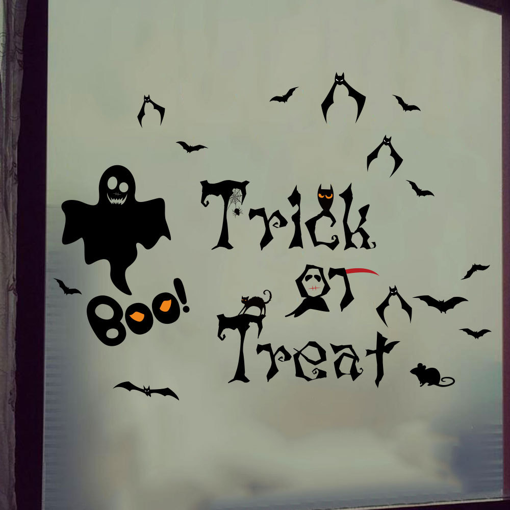 Halloween PVC Wall and Window Stickers - product details