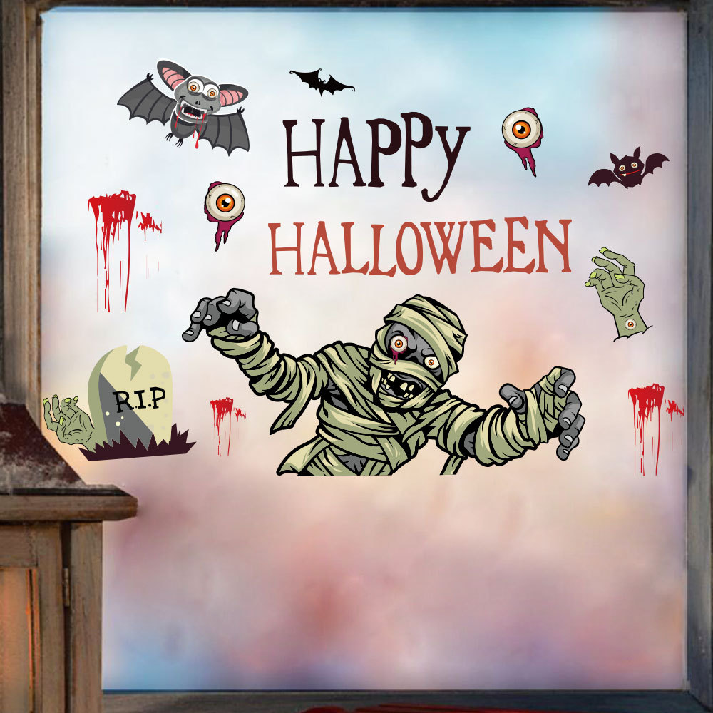 Halloween PVC Wall and Window Stickers - product details