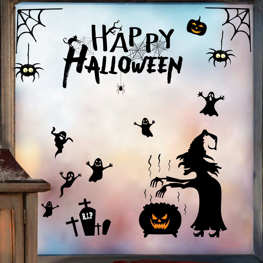 Halloween PVC Wall and Window Stickers - product details