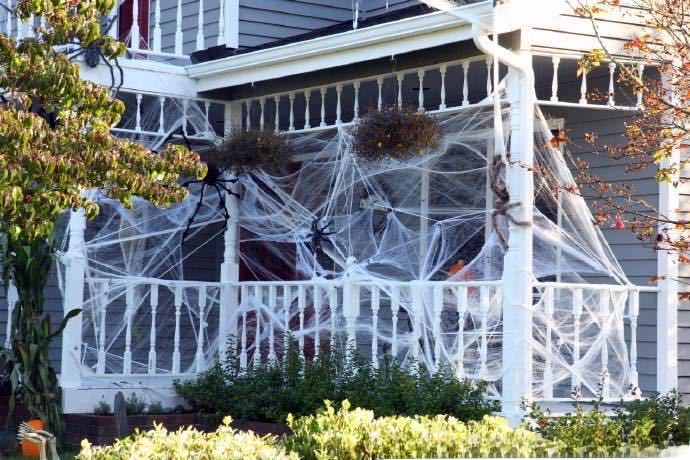 Halloween Synthetic Spider Web Decoration - Polyester - product details