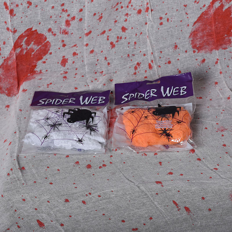 Halloween Synthetic Spider Web Decoration - Polyester - product details