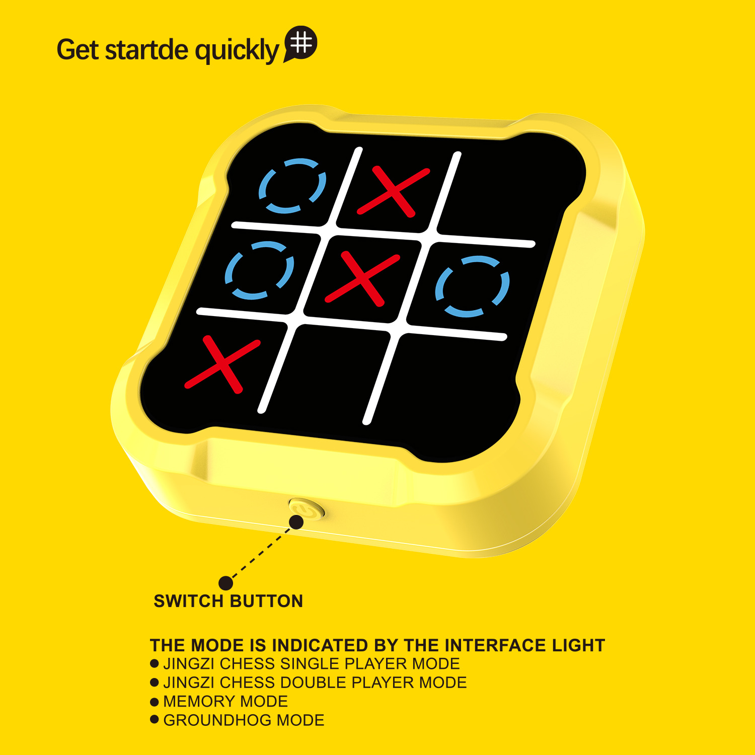 Electronic Tic-Tac-Toe Game – Memory & Two-Player Modes – image 3