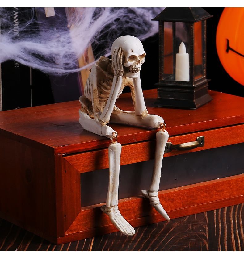 Halloween Resin Skull Decorations - product details