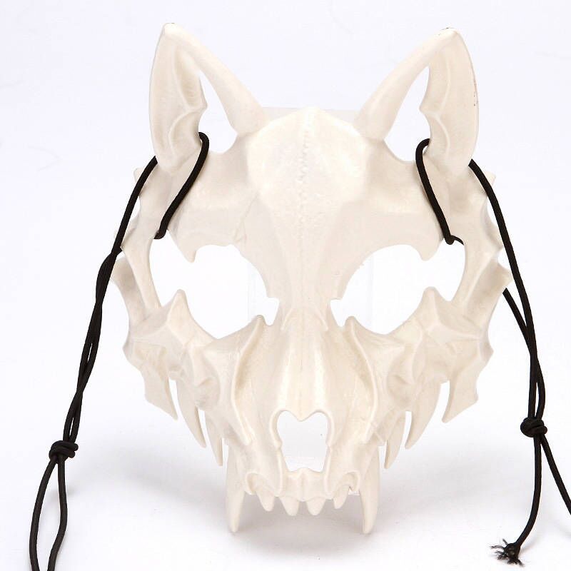 Halloween Anime Half-Face Mask - Plastic - product details