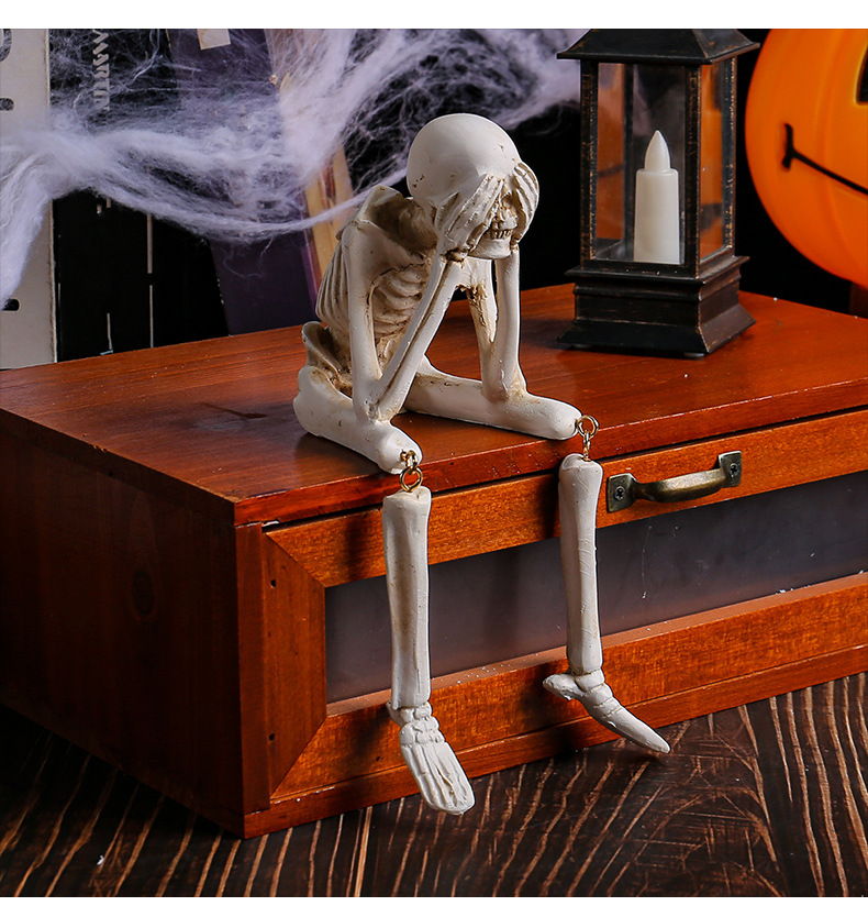 Halloween Resin Skull Decorations - product details