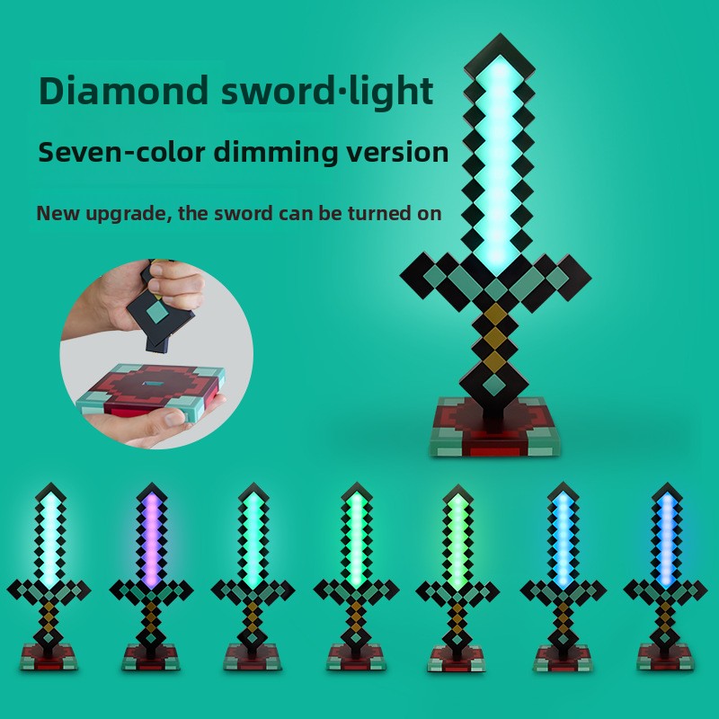 Wiederaufladbare Pixel-Gaming-Lampen und Geschenkideen