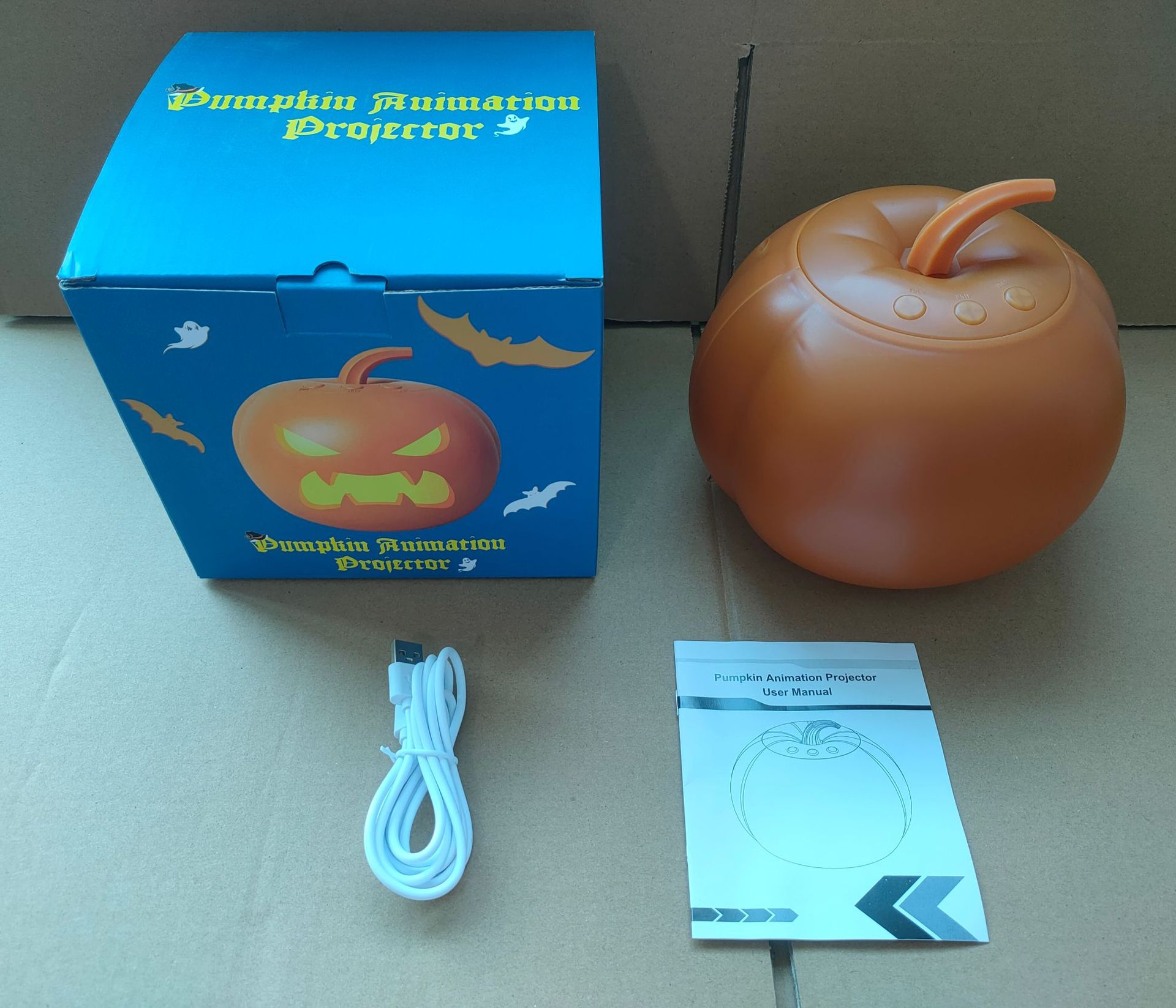 Halloween Pumpkin Projection Lamp - product details