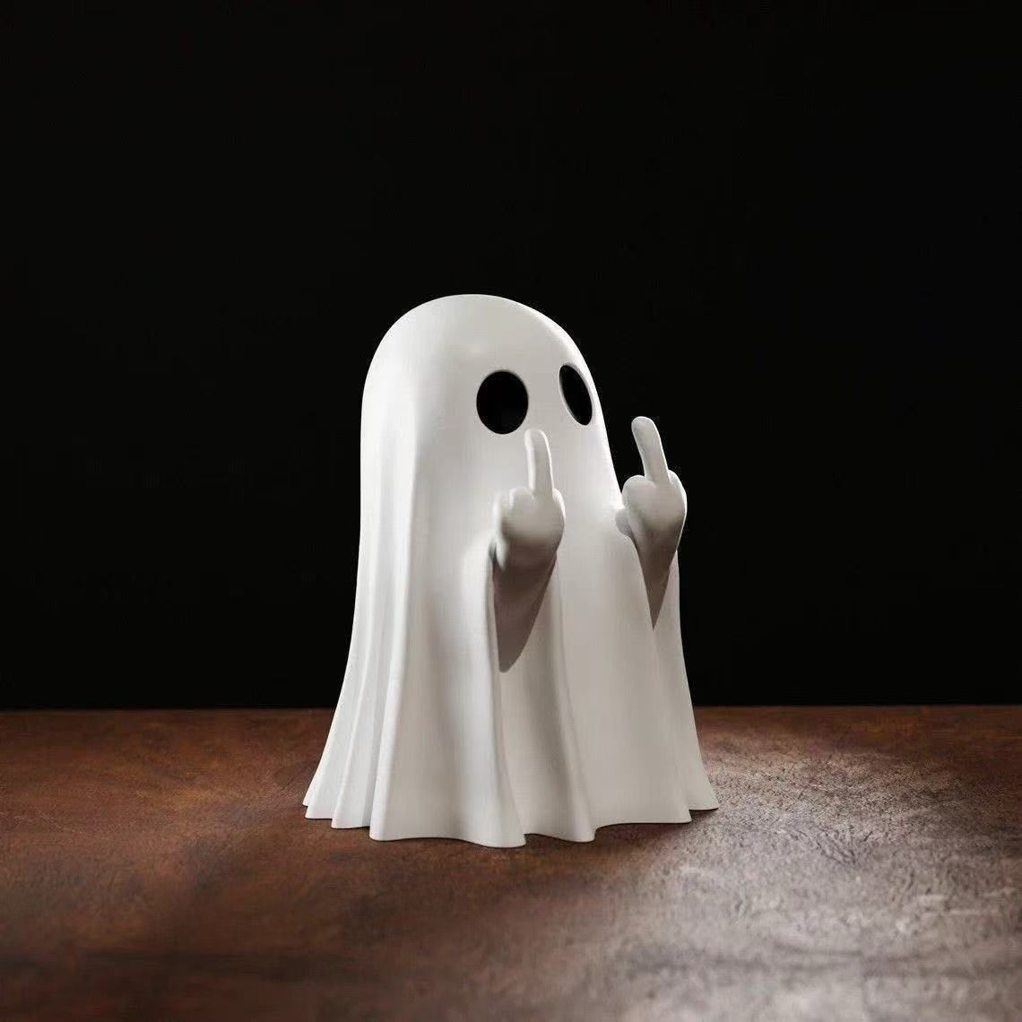 Halloween White Ghost Decoration - PVC - product details