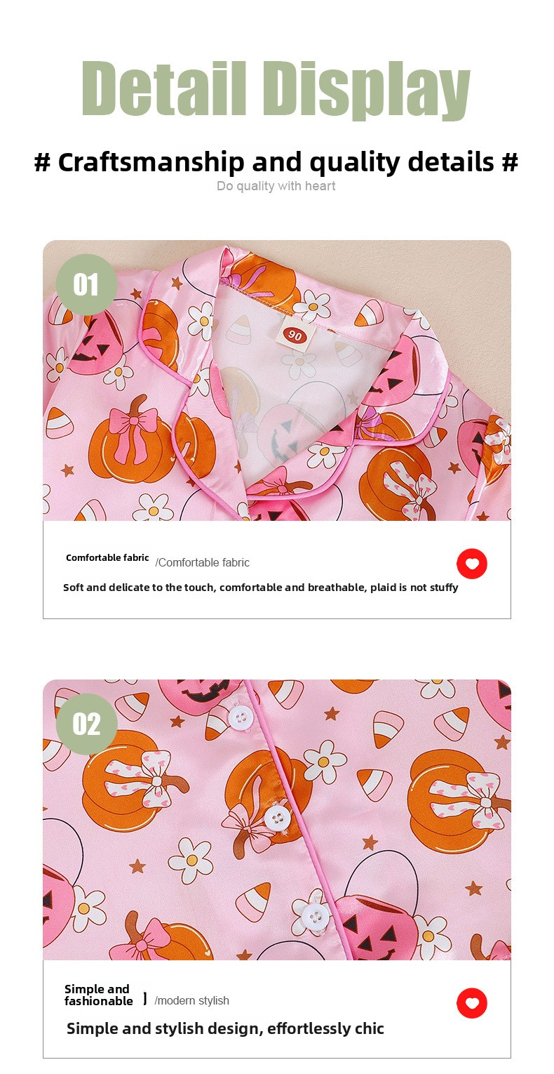 Girls' Halloween Pajama Set - product details