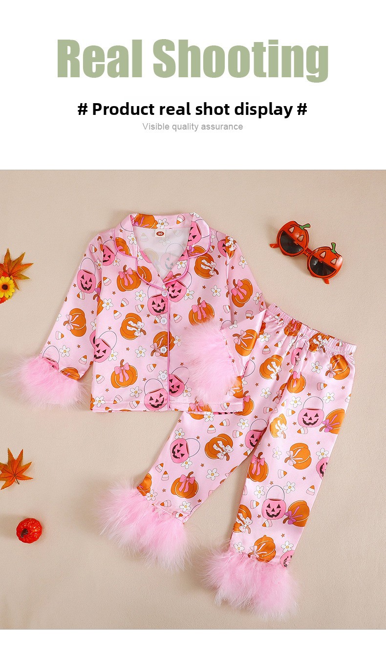 Girls' Halloween Pajama Set - product details