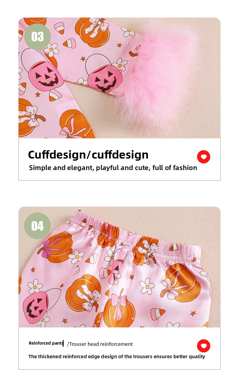 Girls' Halloween Pajama Set - product details