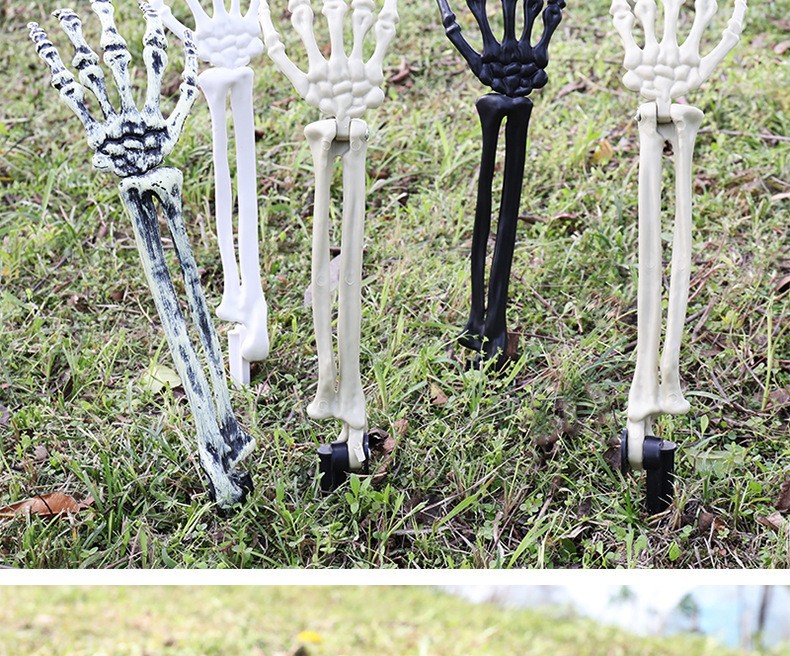 Halloween Ghost Hand Yard Stake - Plastic - product details