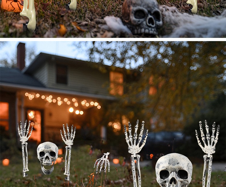Halloween Ghost Hand Yard Stake - Plastic - product details