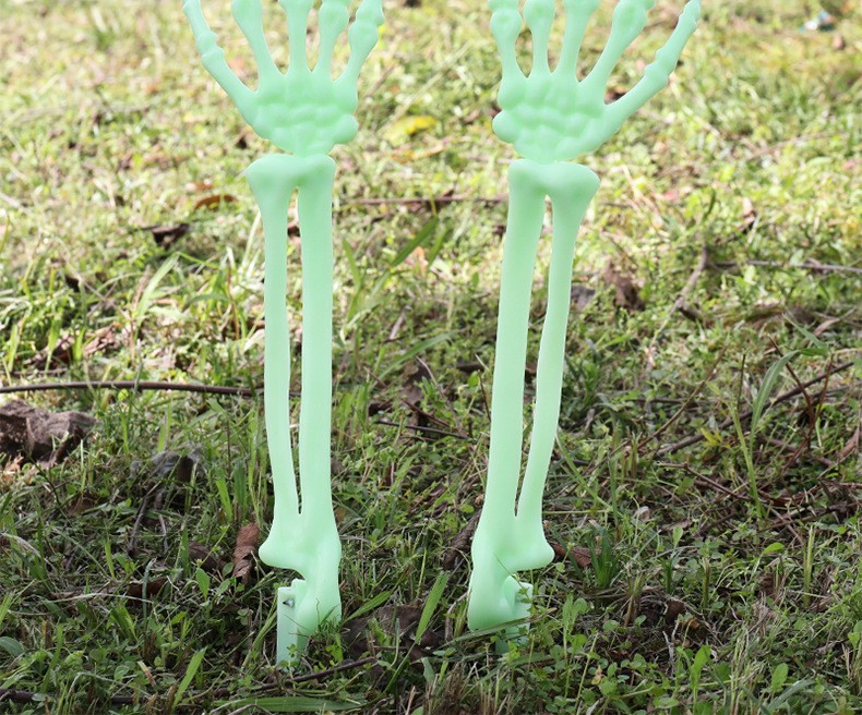 Halloween Ghost Hand Yard Stake - Plastic - product details