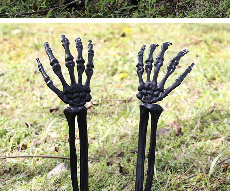 Halloween Ghost Hand Yard Stake - Plastic - product details