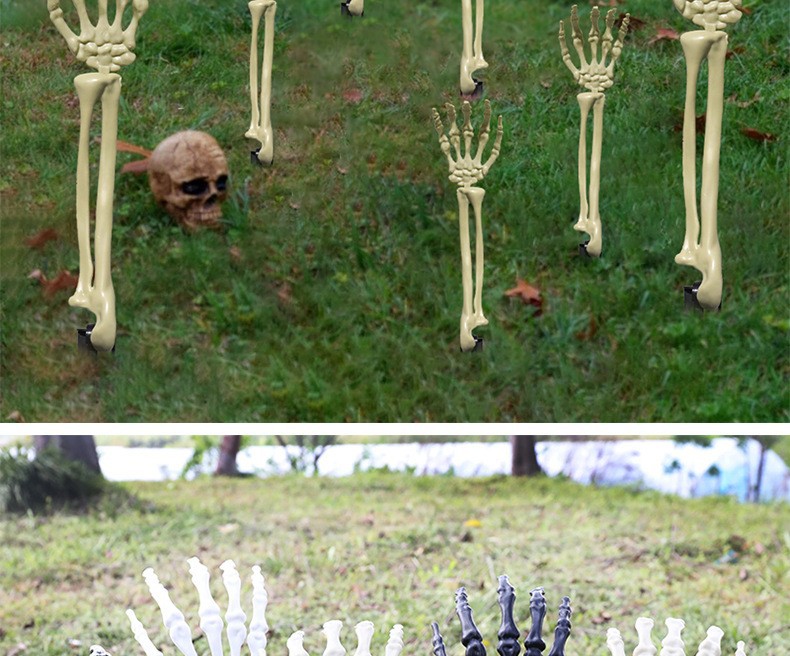 Halloween Ghost Hand Yard Stake - Plastic - product details