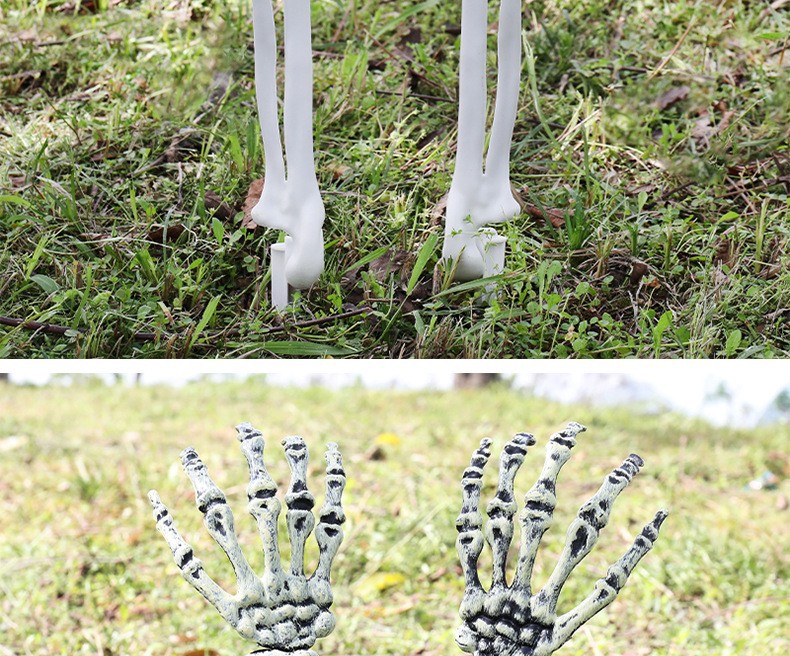Halloween Ghost Hand Yard Stake - Plastic - product details