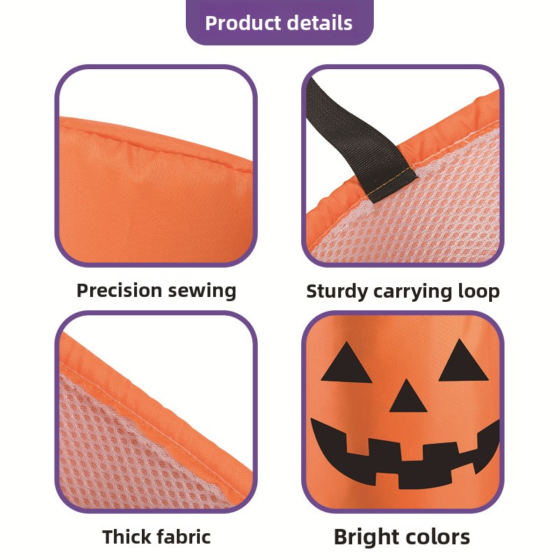 Halloween Light-Up Candy Bag - Cloth - product details