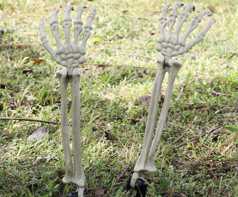 Halloween Ghost Hand Yard Stake - Plastic - product details