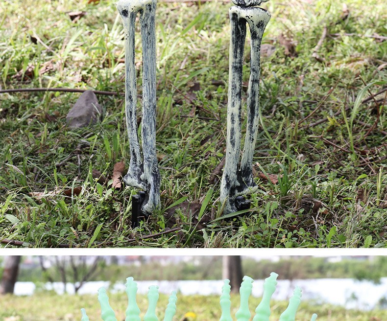 Halloween Ghost Hand Yard Stake - Plastic - product details