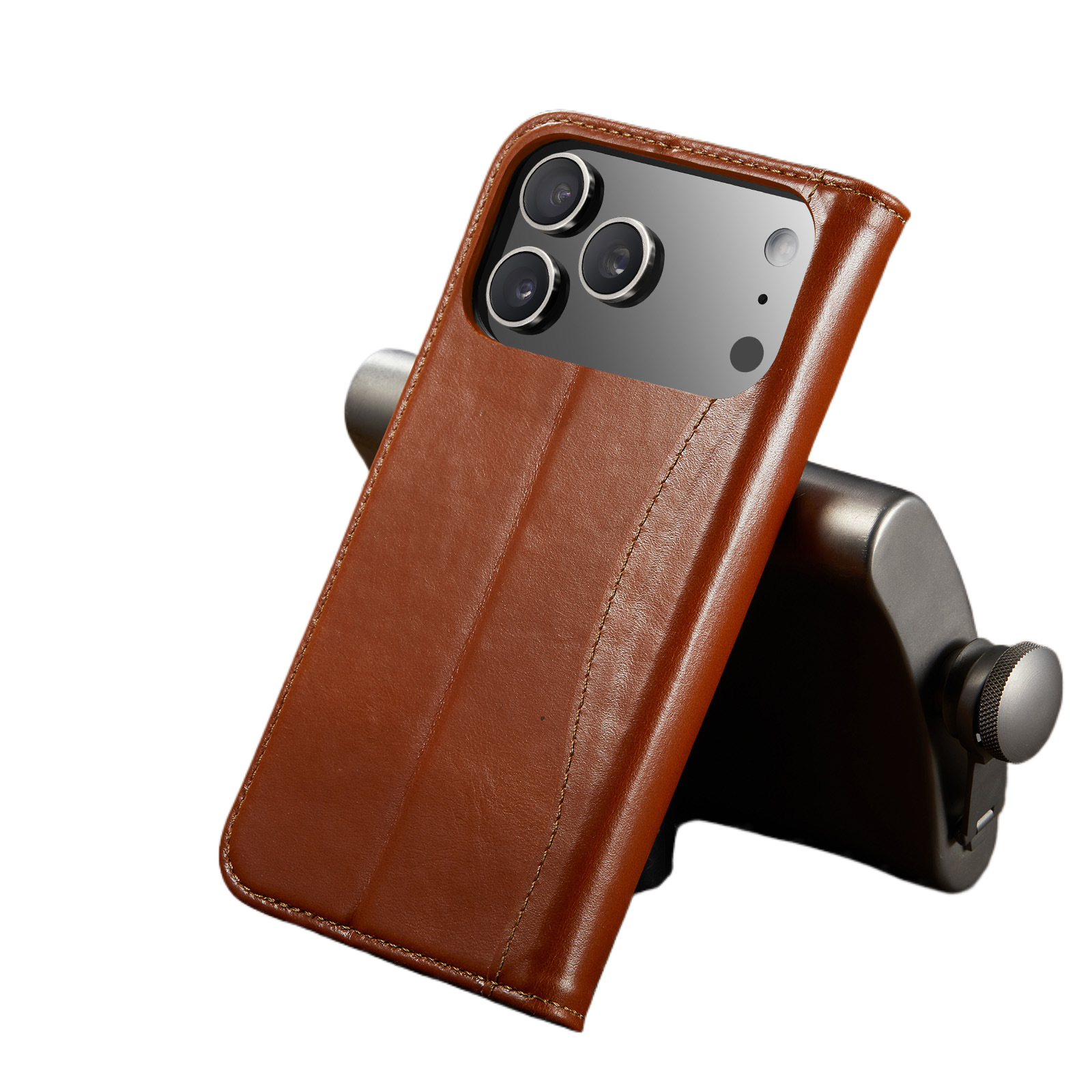 Étui cuir véritable iPhone vue intérieure