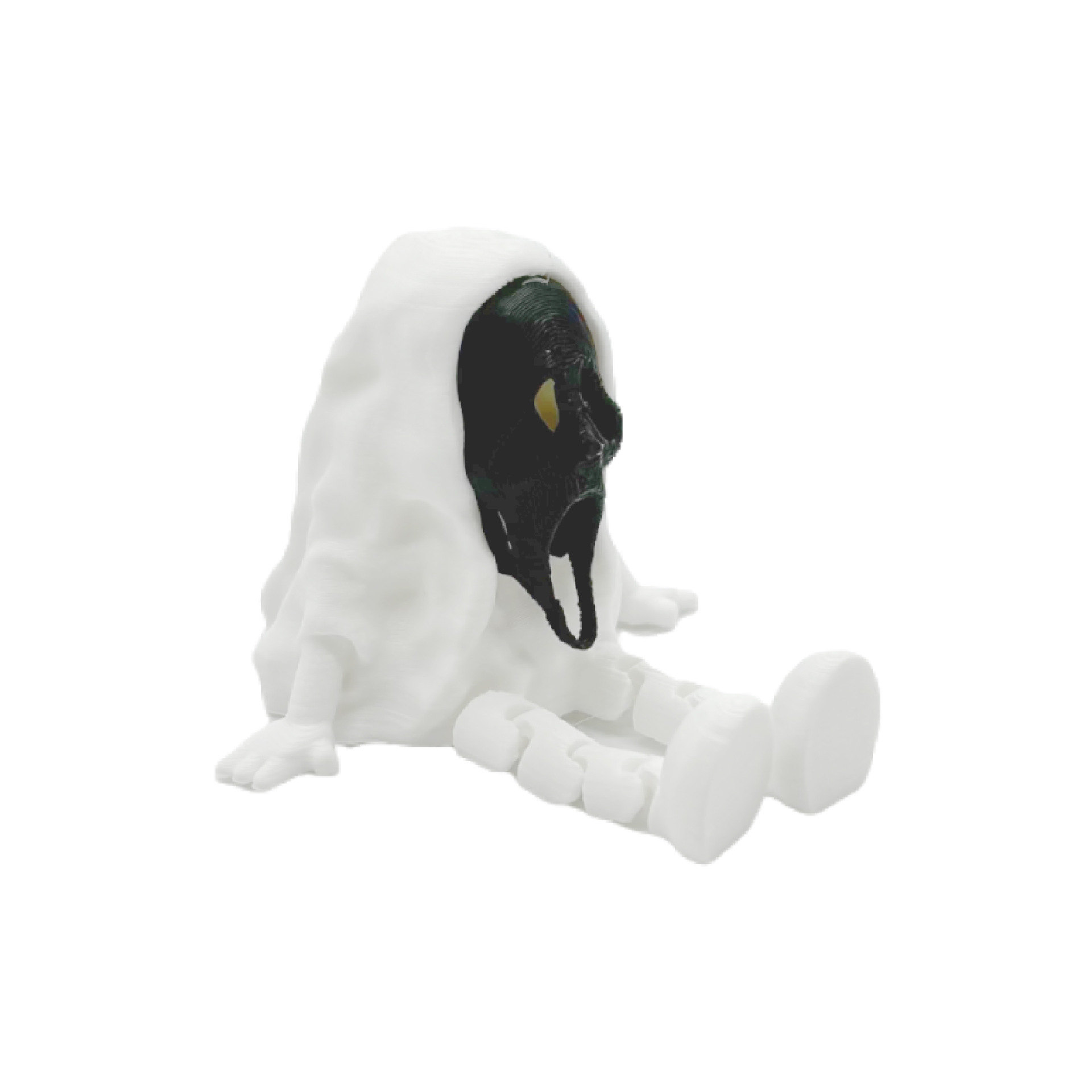 Halloween 3D Printed Articulated Ghost Figure - Plastic - product details