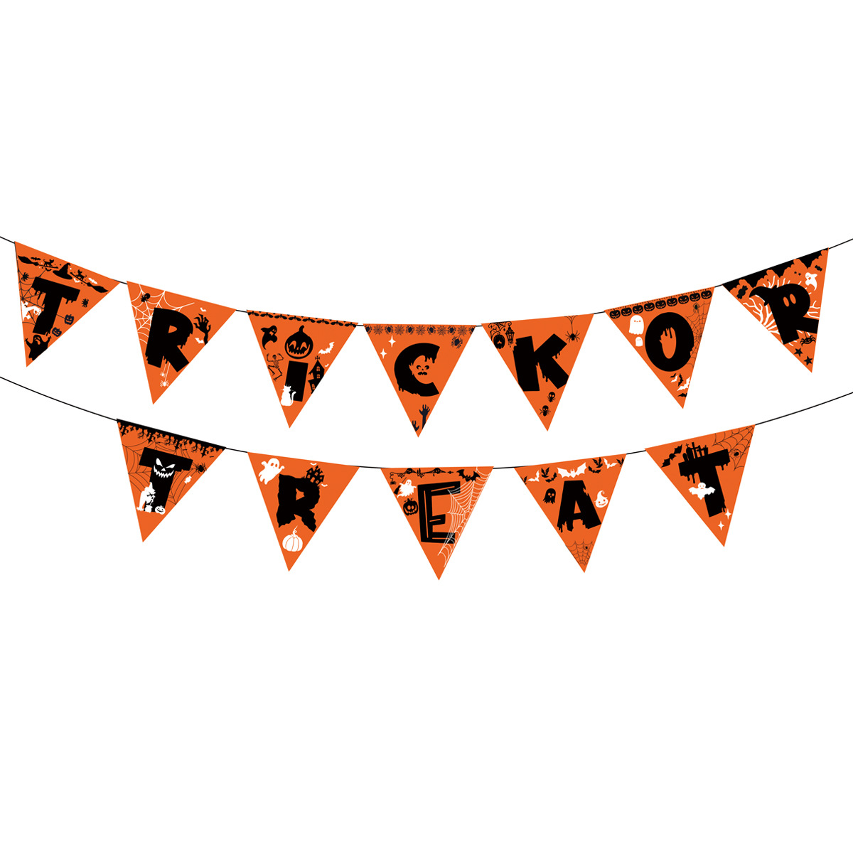 Halloween Honeycomb Hanging Decorations - Witch and Spider Designs - product details