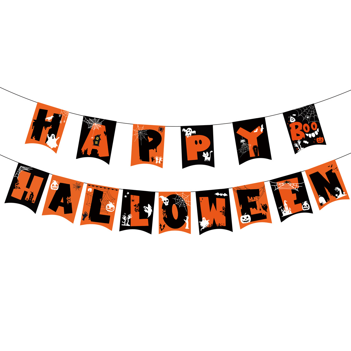 Halloween Honeycomb Hanging Decorations - Witch and Spider Designs - product details