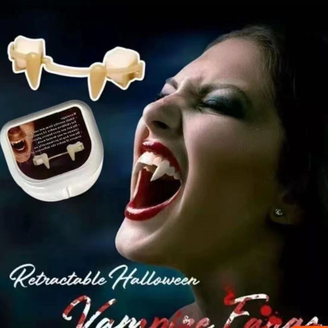 Halloween Vampire and Zombie Costume Teeth - Plastic - product details