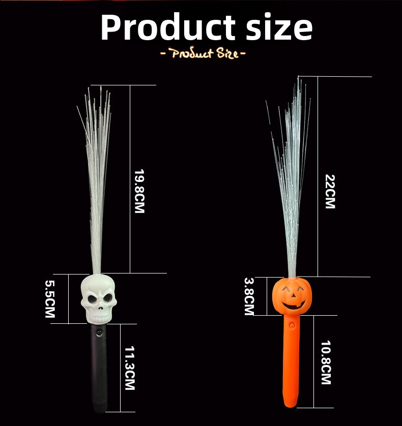 Halloween Light-Up Pumpkin and Skull Toys - product details