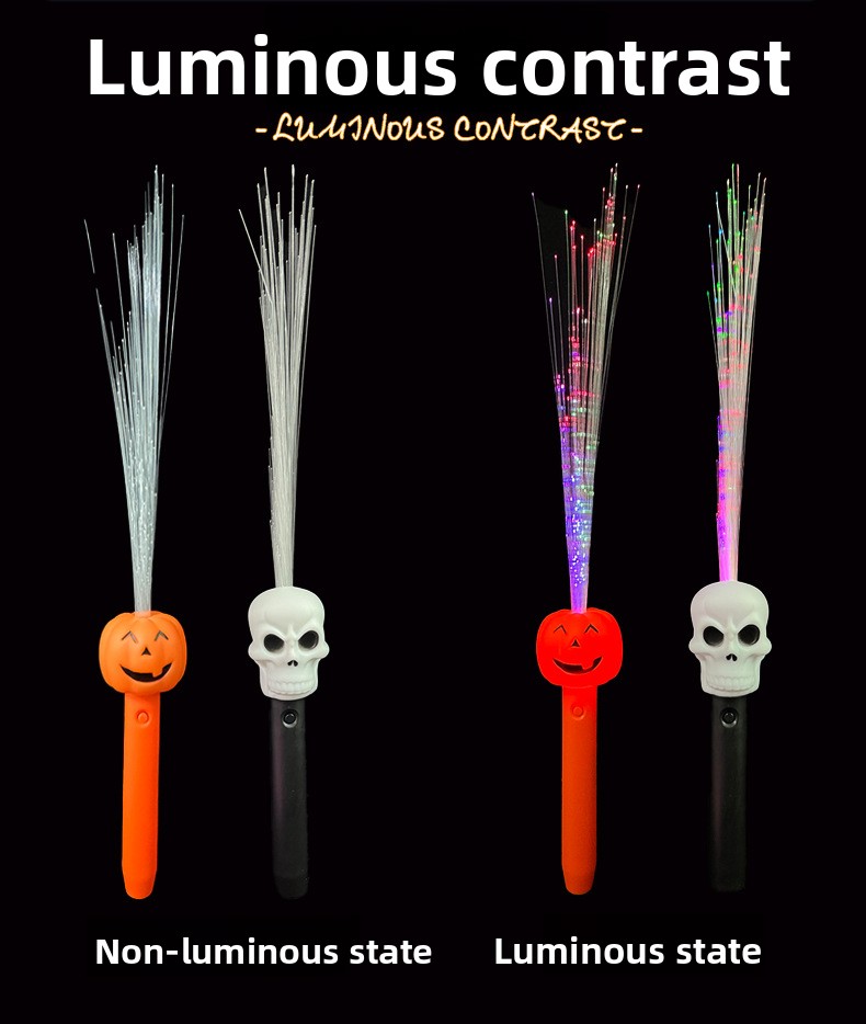 Halloween Light-Up Pumpkin and Skull Toys - product details