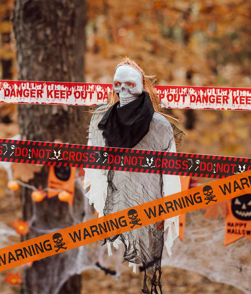 Halloween Warning Tape Decoration - product details