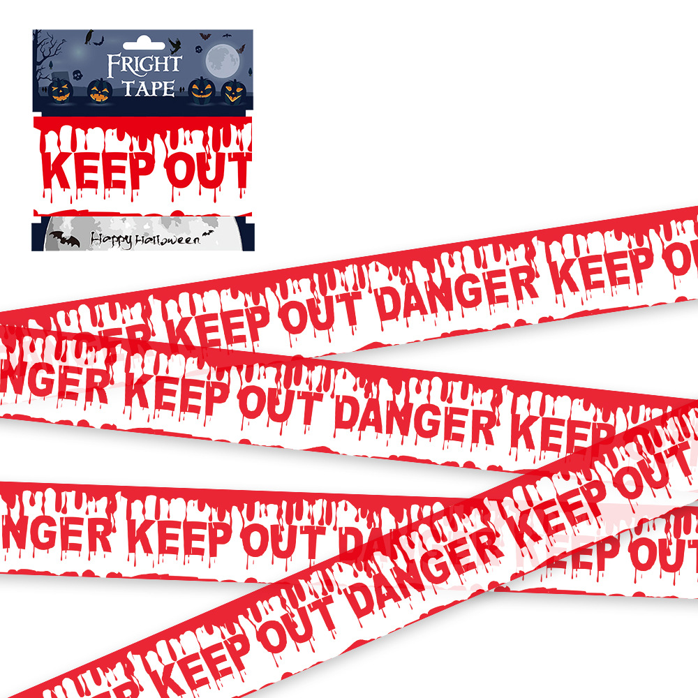 Halloween Warning Tape Decoration - product details