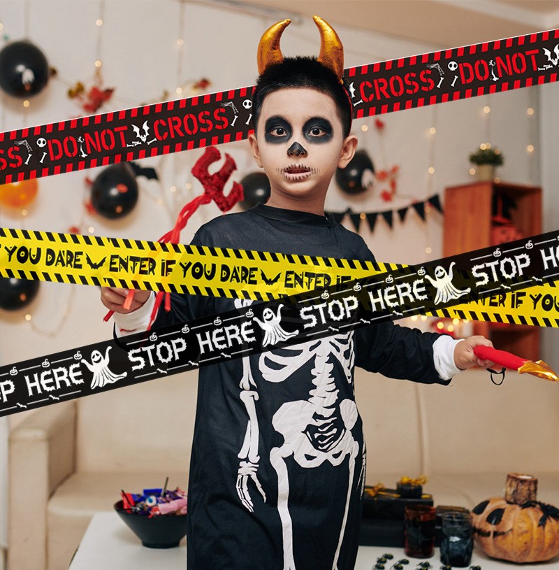 Halloween Warning Tape Decoration - product details