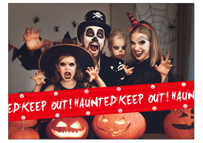 Halloween Warning Tape Decoration - product details