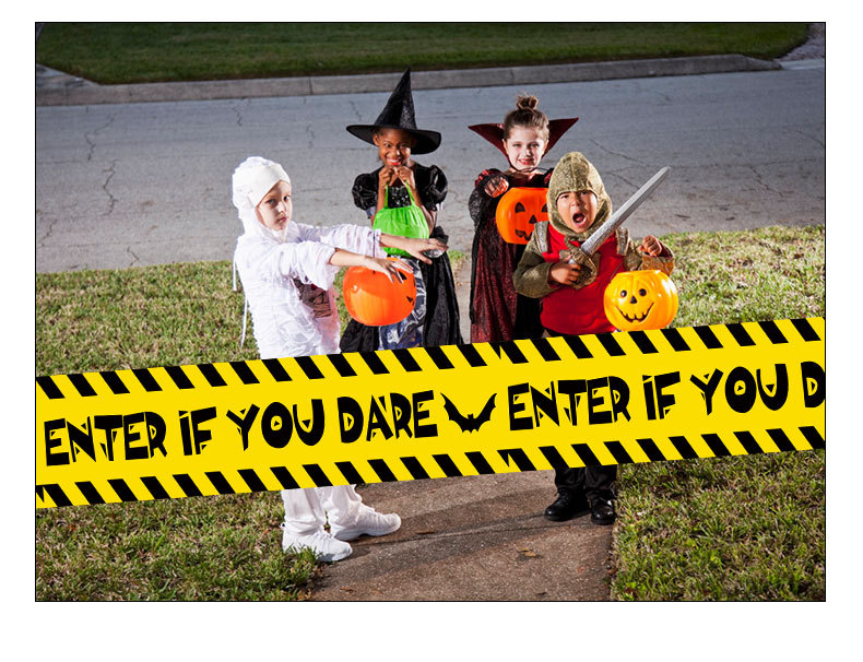 Halloween Warning Tape Decoration - product details